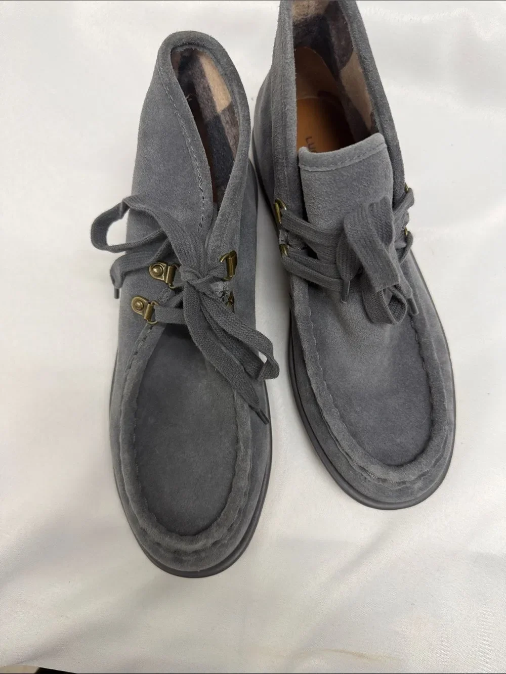 Lucky Brand suede upper